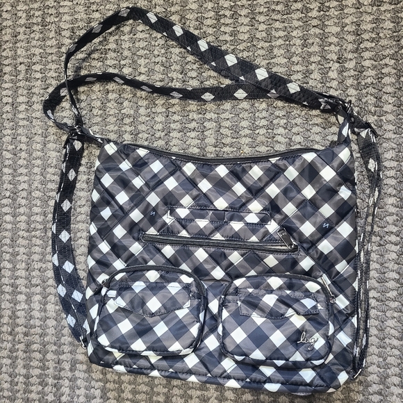lug Handbags - LUG MEDIUM TOTE ZIPLINER EVERGREEN